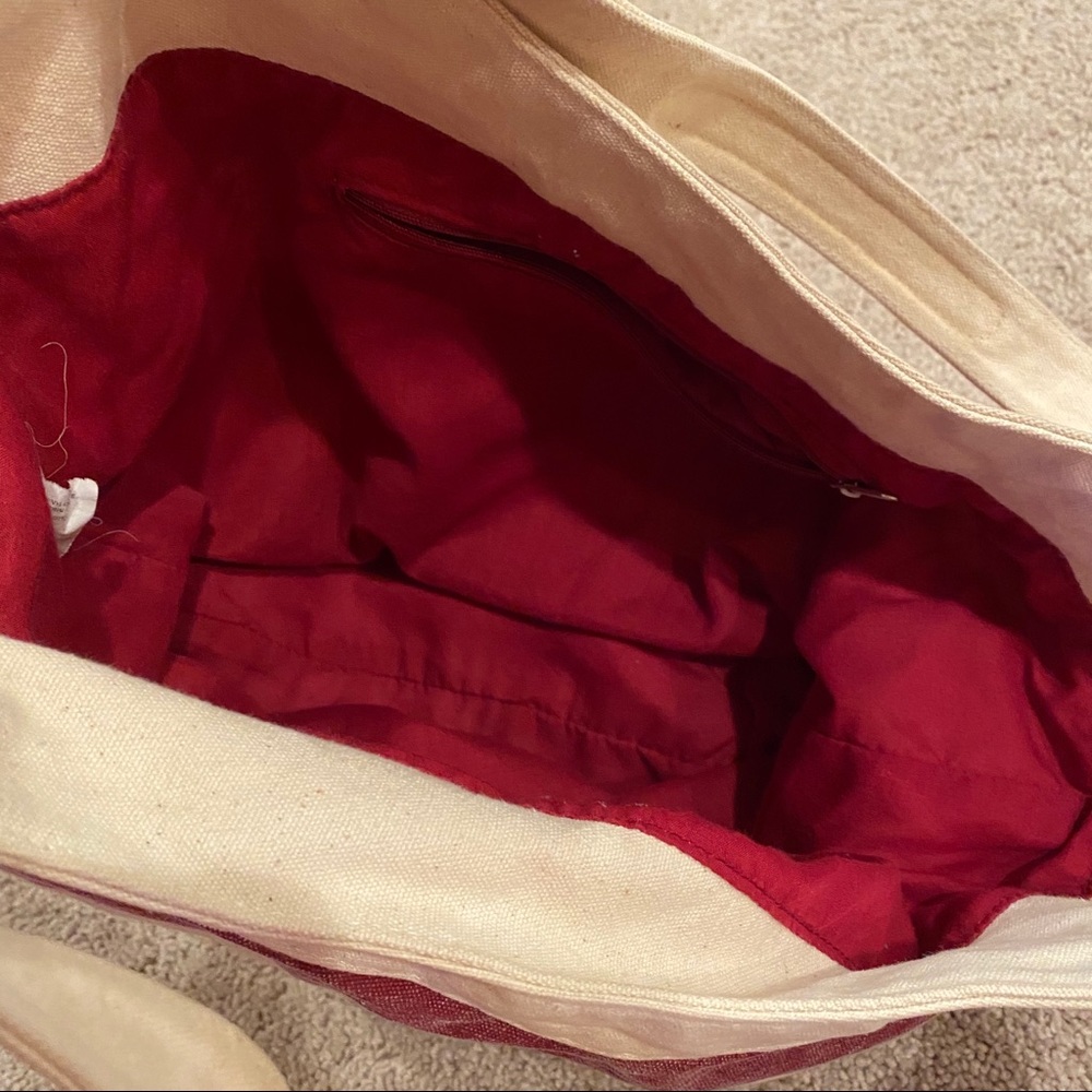 Striped Tote Bag - Picture 4 of 5